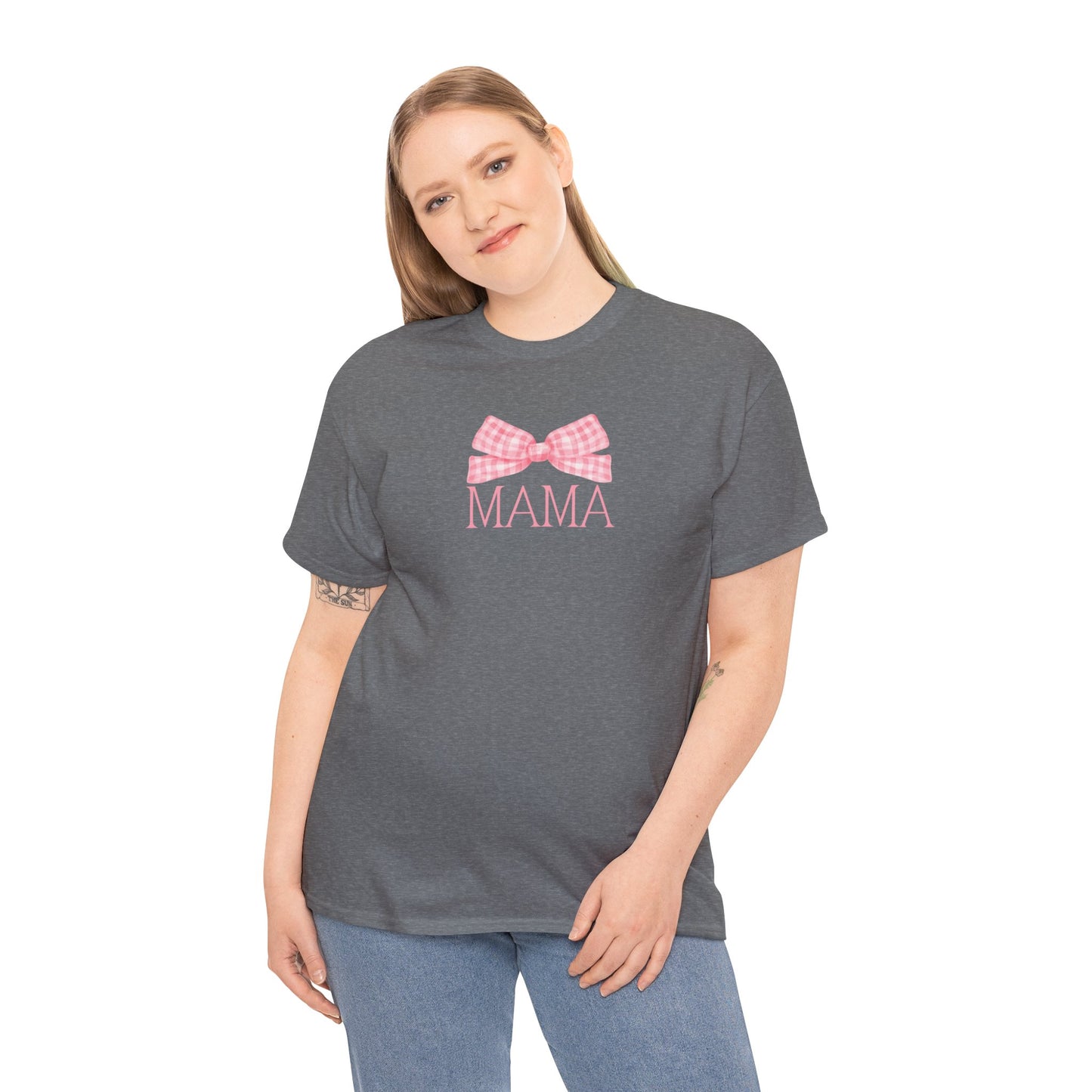 Mama Pink Bow Unisex Tee