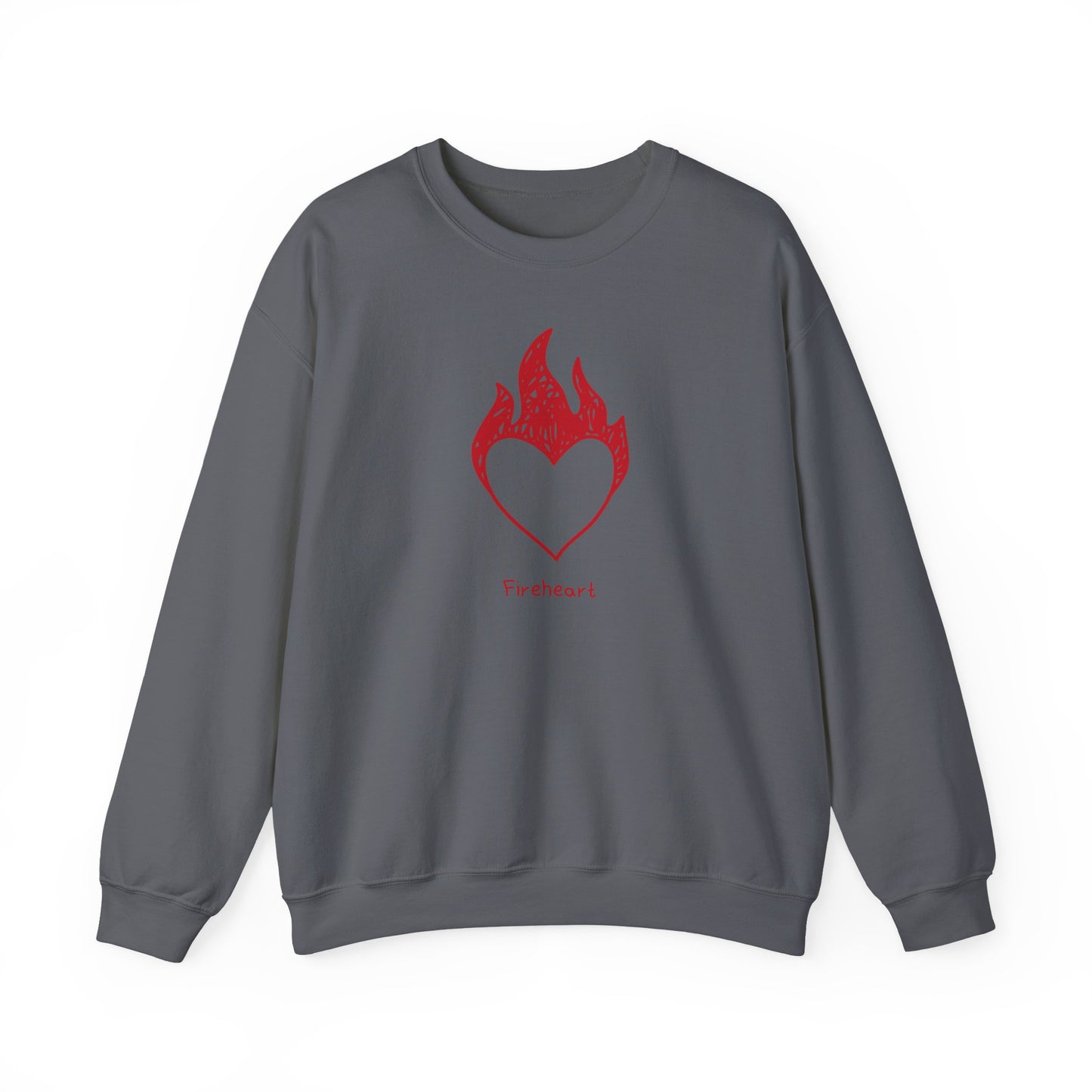 Fireheart Hand-drawn Crewneck Sweatshirt