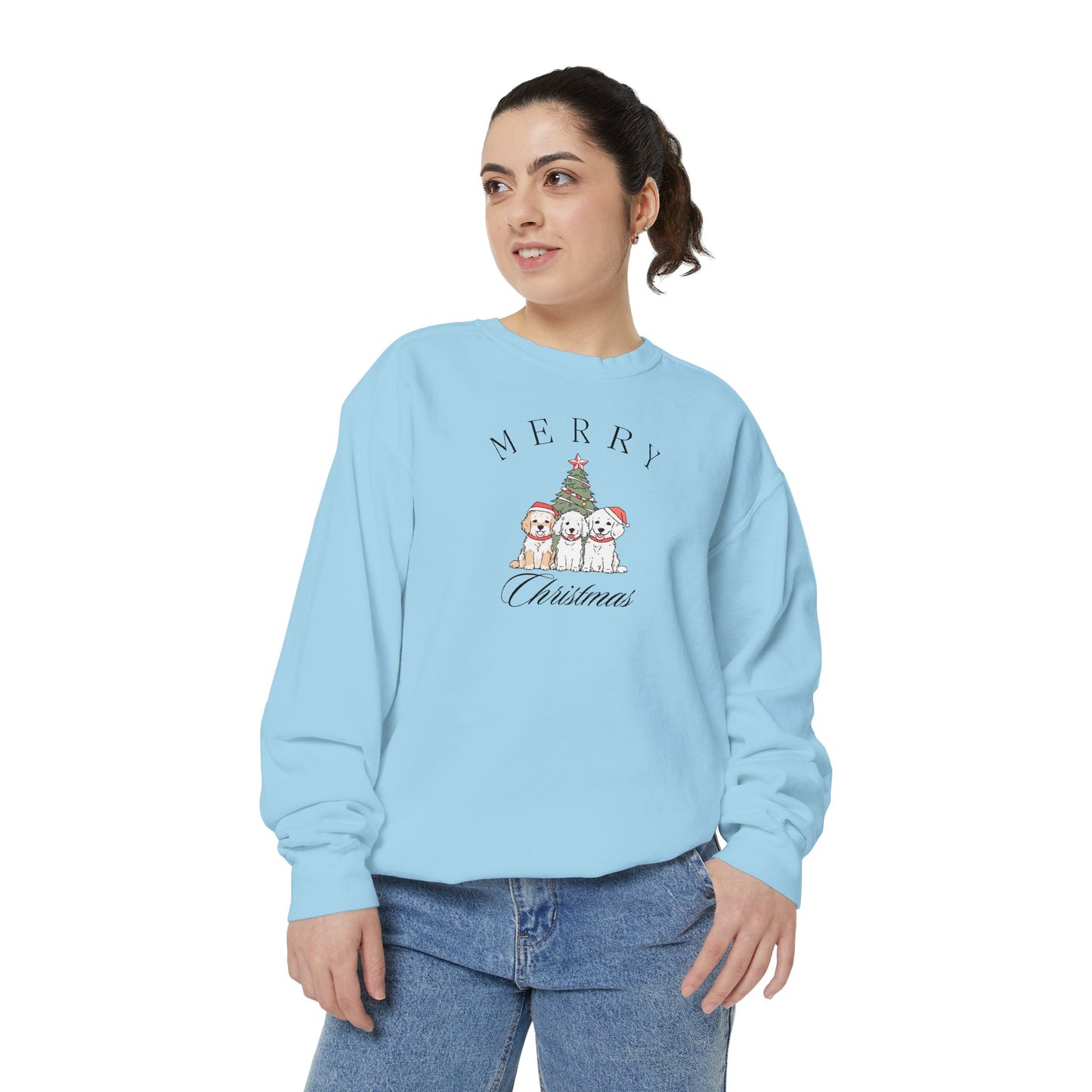 Merry Christmas Comfort Colors Sweatshirt