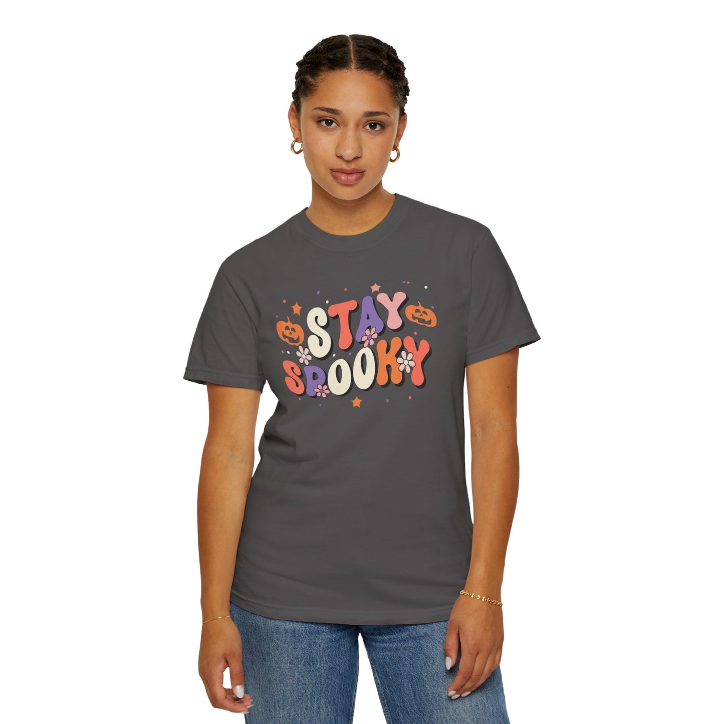 Stay Spooky Girly Comfort Colors Tee