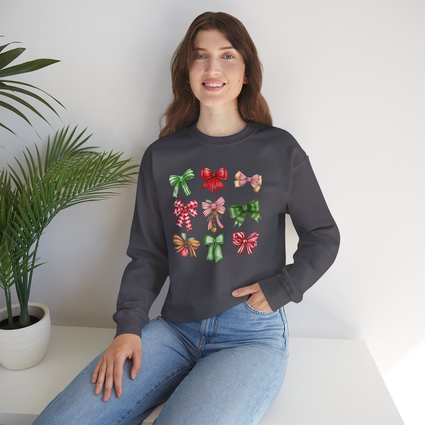 Christmas Bows Unisex Crewneck