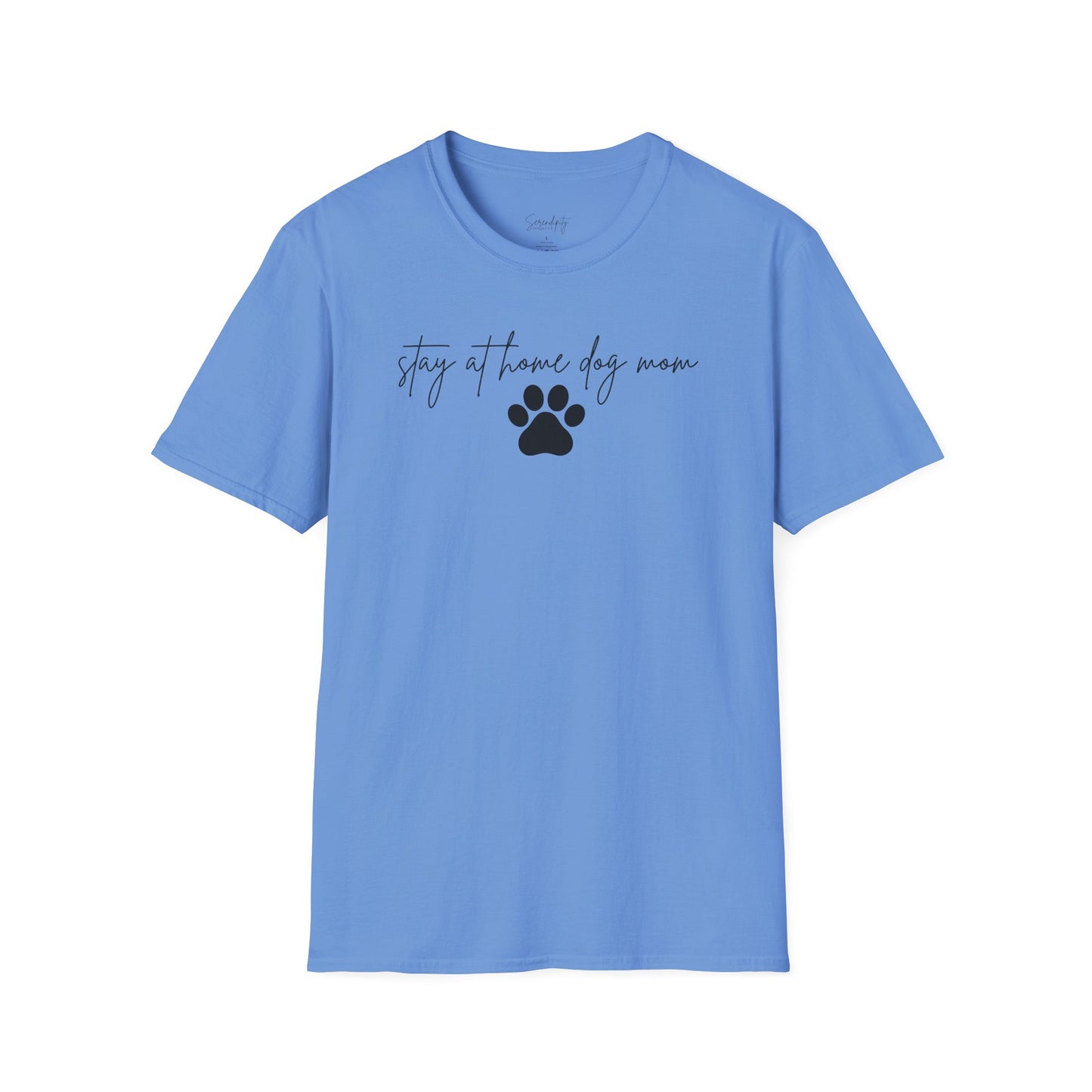 Stay At Home Dog Mom Soft Style Tee