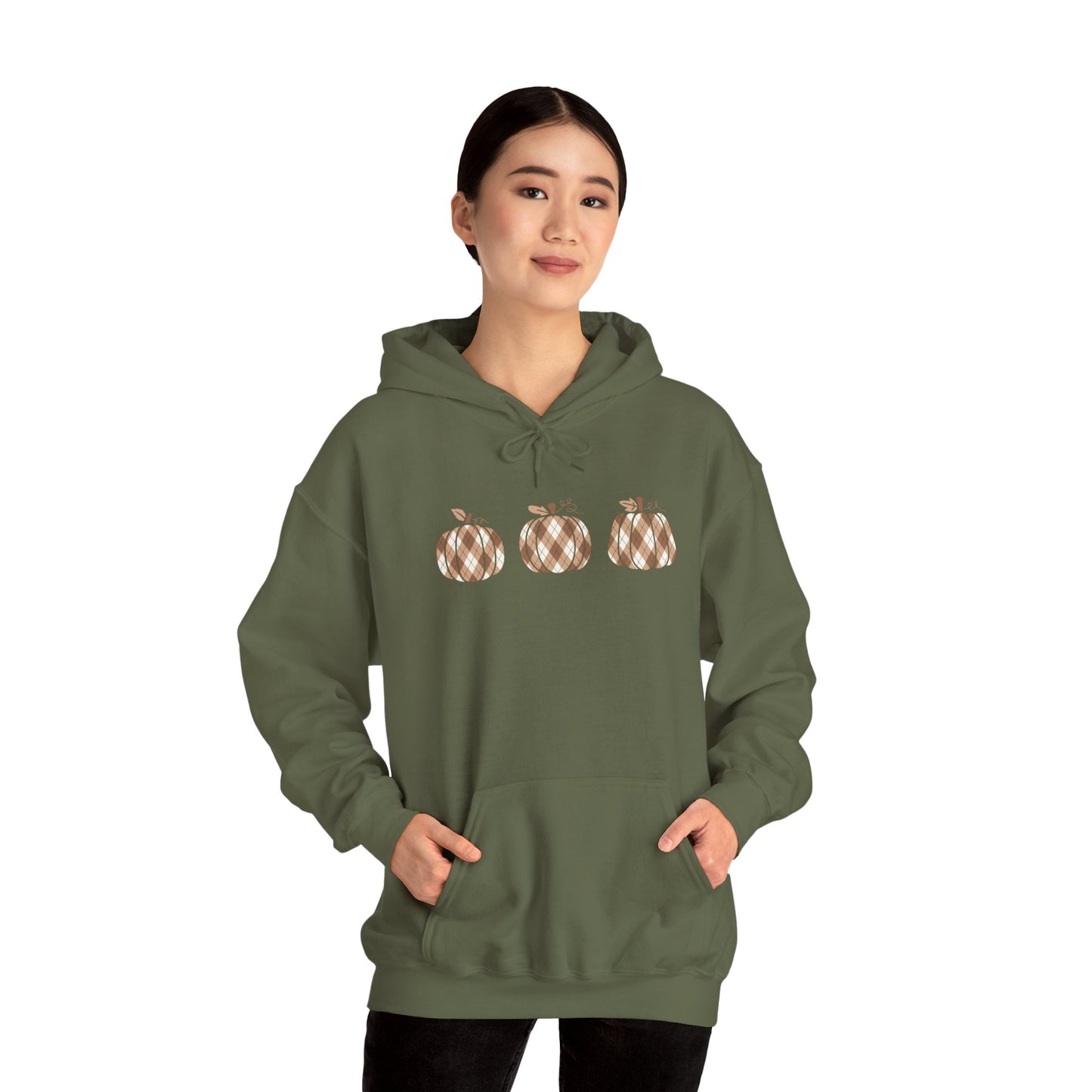 Plaid Pumpkins Unisex Hoodie