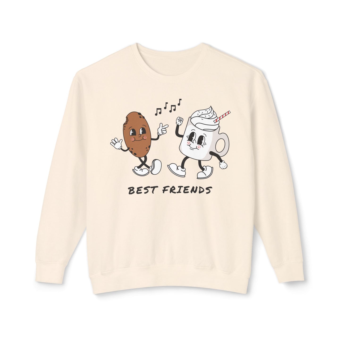 Milk & Cookies Best Friends Comfort Colors Sweatshirt