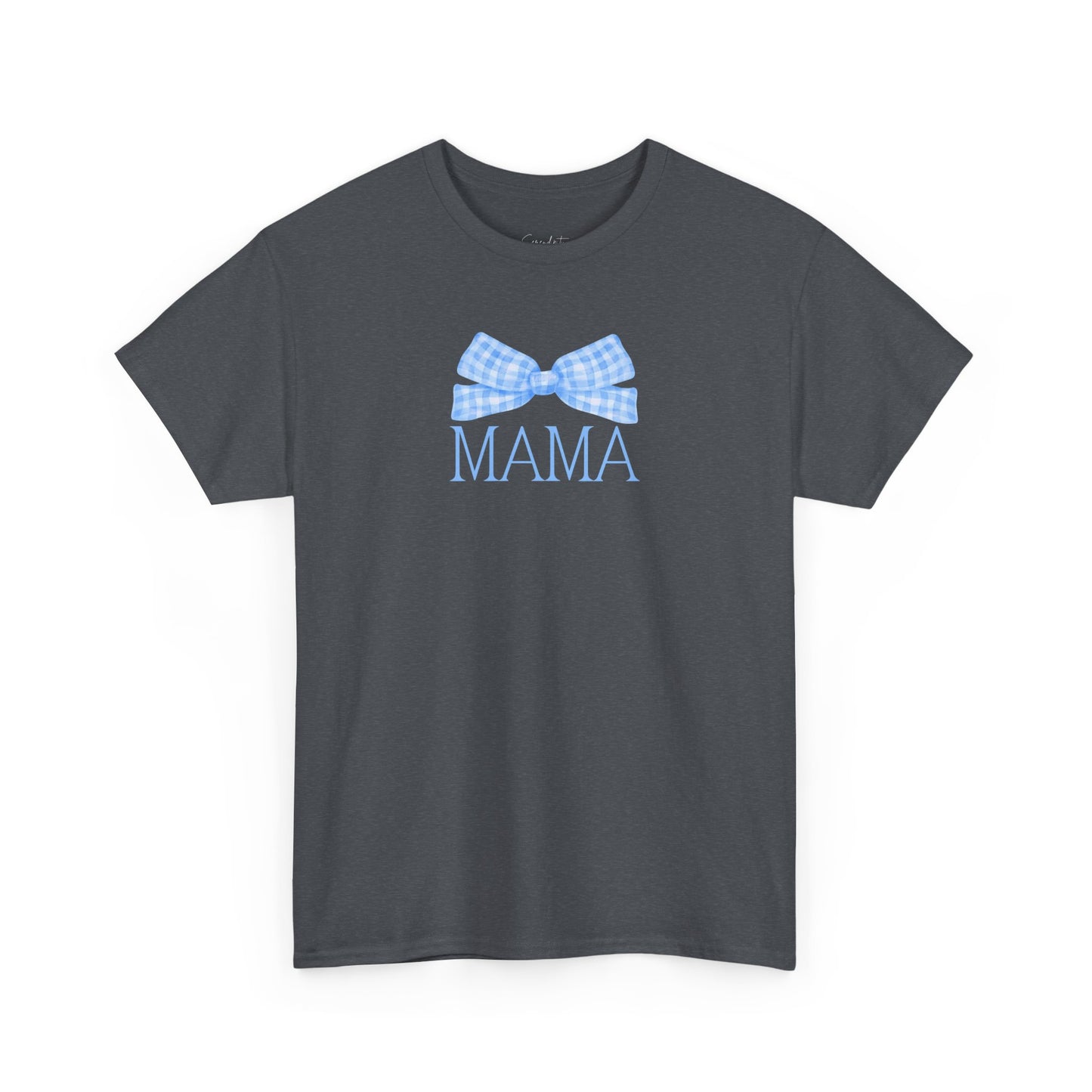 Mama Blue Bow Unisex Tee