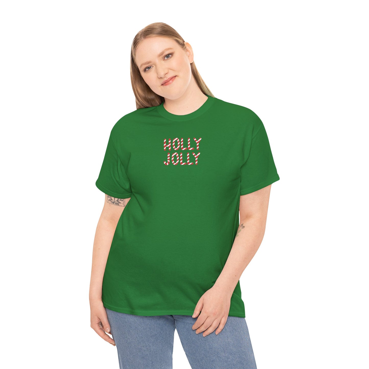 Holly Jolly Candy Cane Unisex Tee