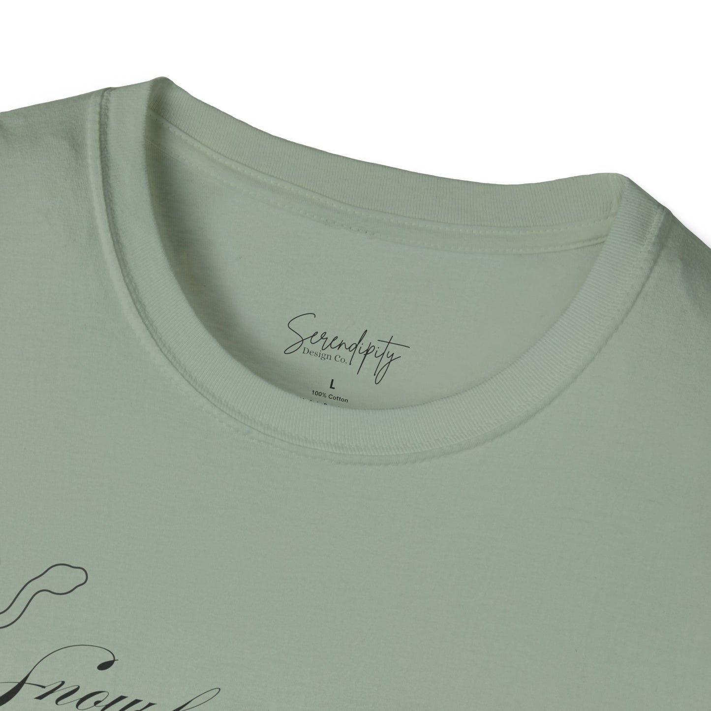 Snow Lands On Top Soft Style Tee