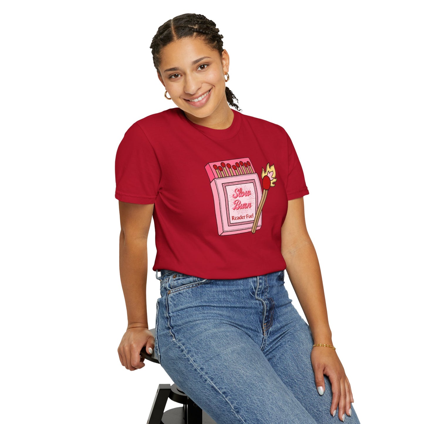 Slow Burn Matches Comfort Colors Tee