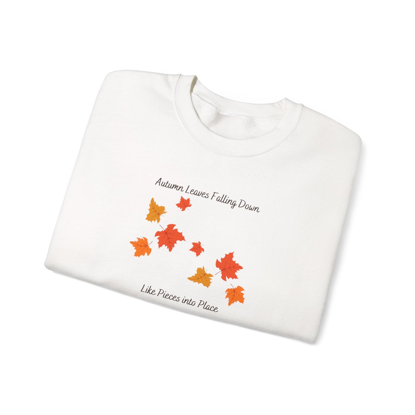 Autumn Leaves Falling Down Crewneck Sweatshirt