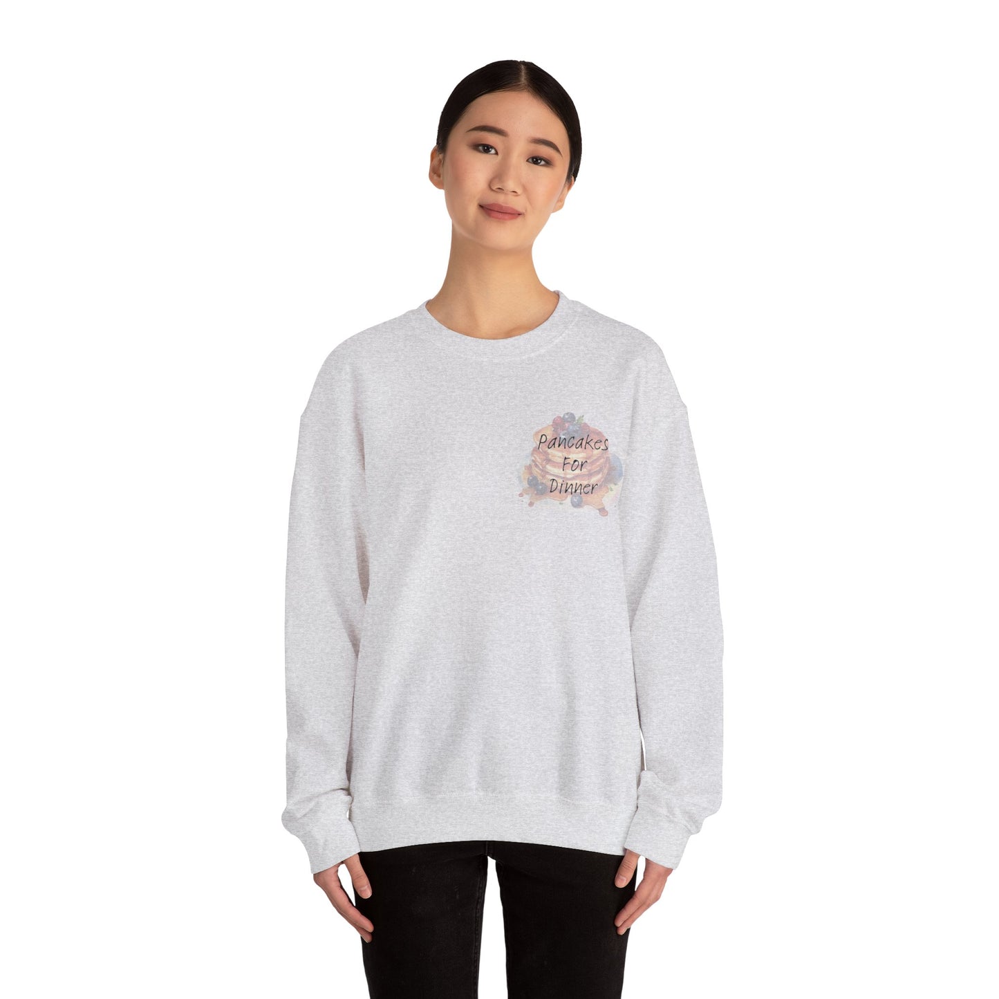 Pancakes For Dinner Crewneck Sweatshirt