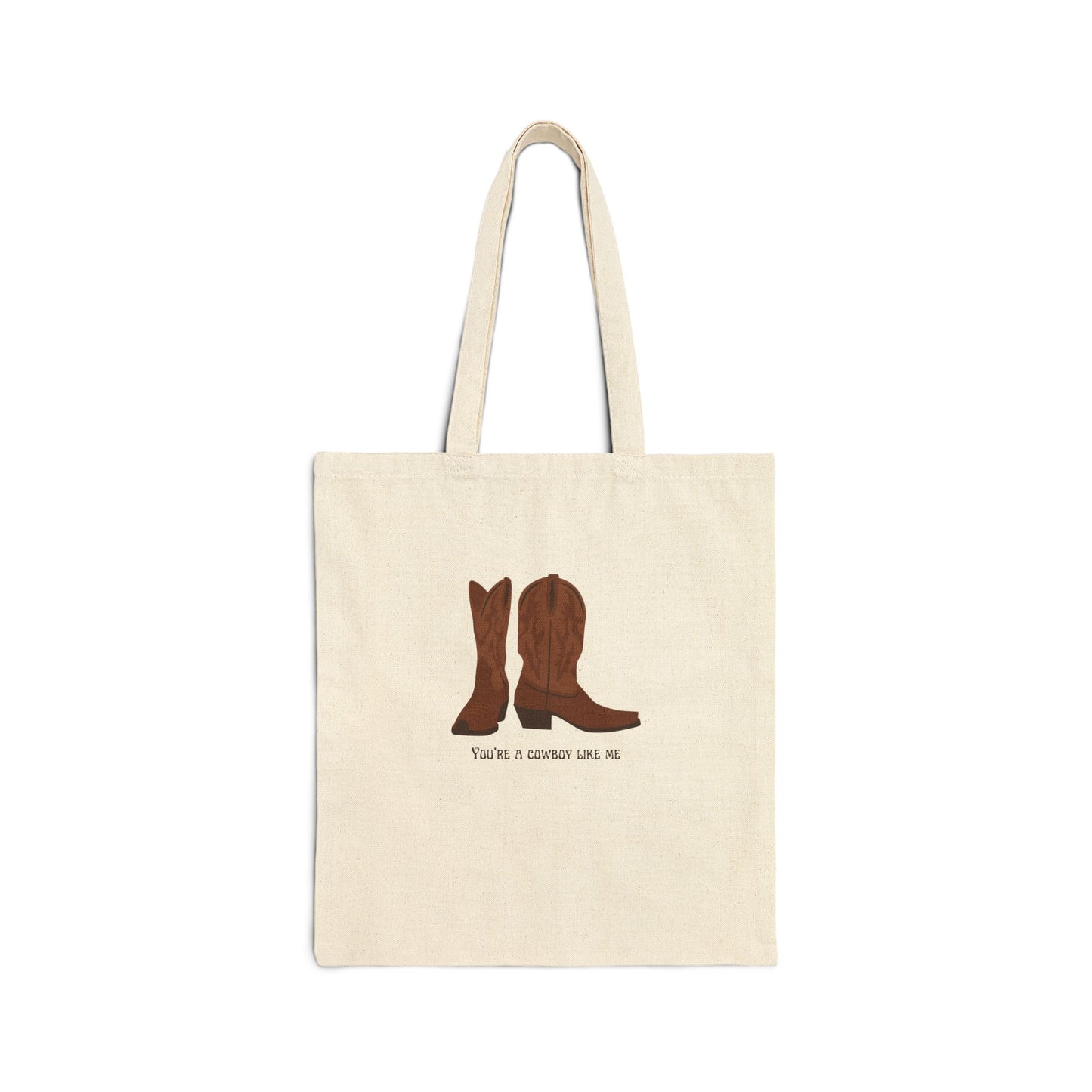 Cowboy Like Me Cotton Tote Bag