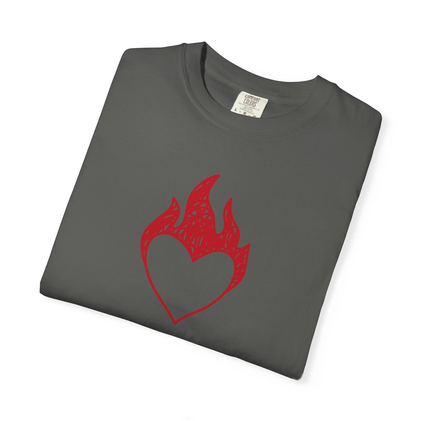 Fireheart Hand-drawn Comfort Colors Tee