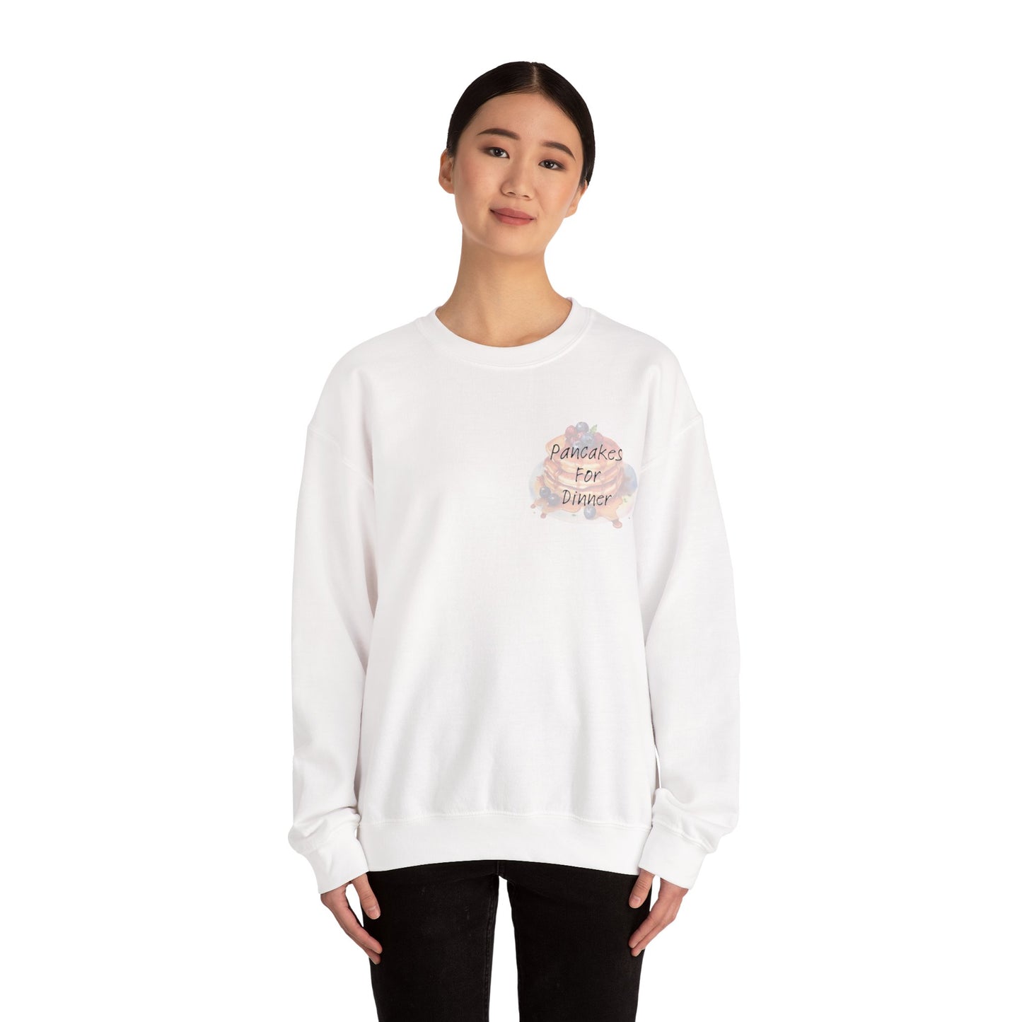 Pancakes For Dinner Crewneck Sweatshirt