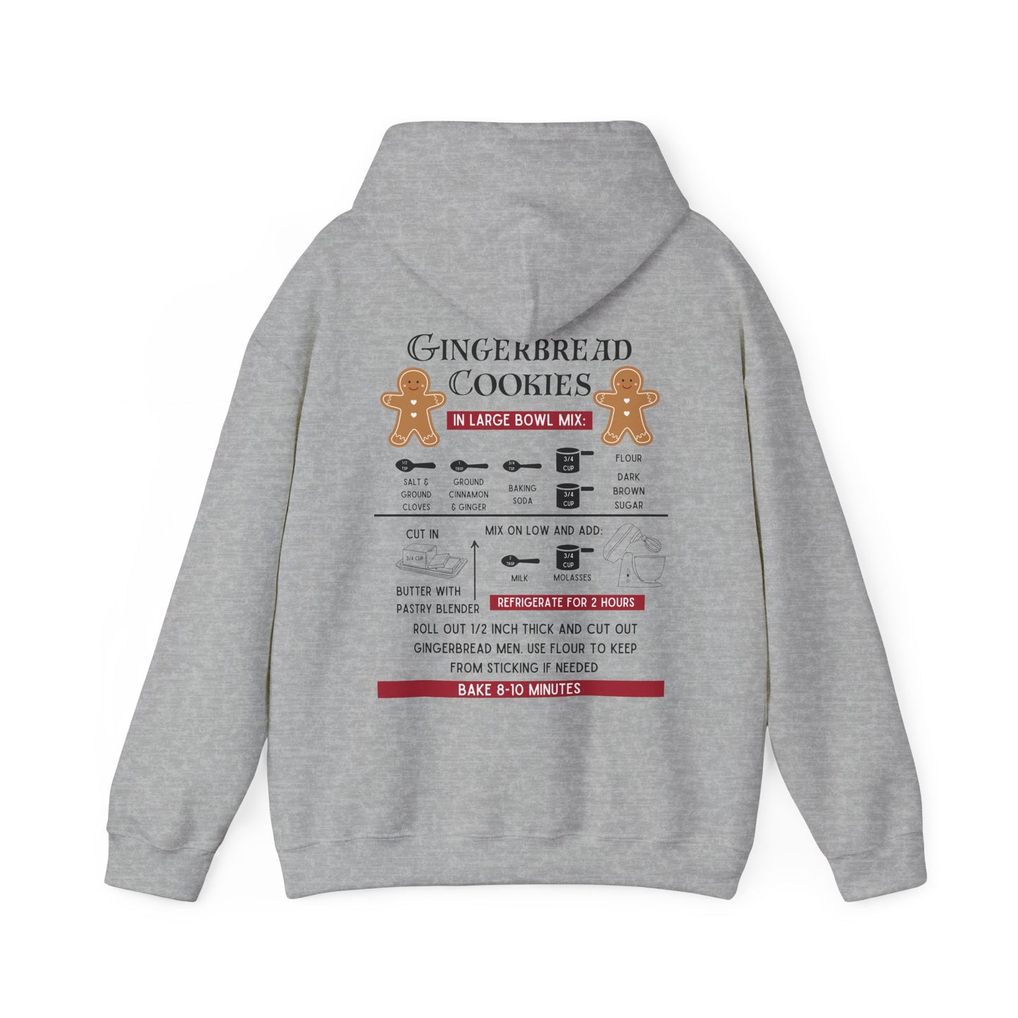 Gingerbread Cookie Recipe Unisex Hoodie