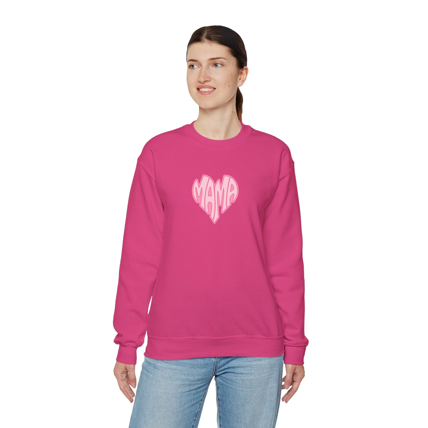 Mama Heart Unisex Crewneck