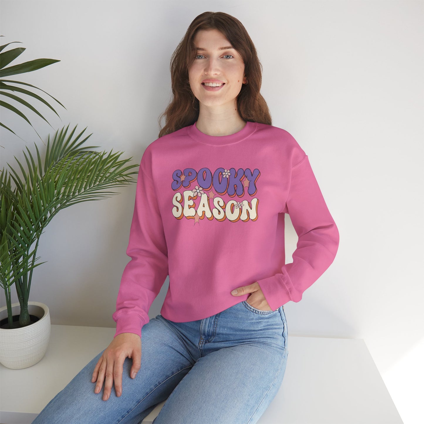 Spooky Season Girly Unisex Crewneck