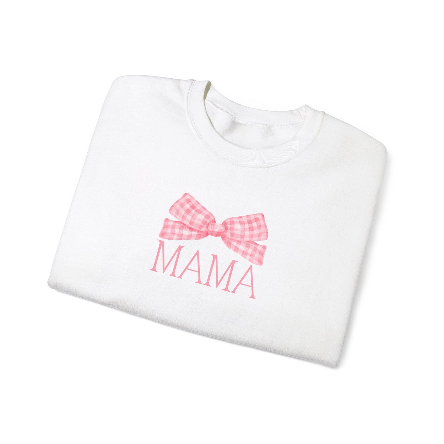 Mama Bow Pink Unisex Crewneck