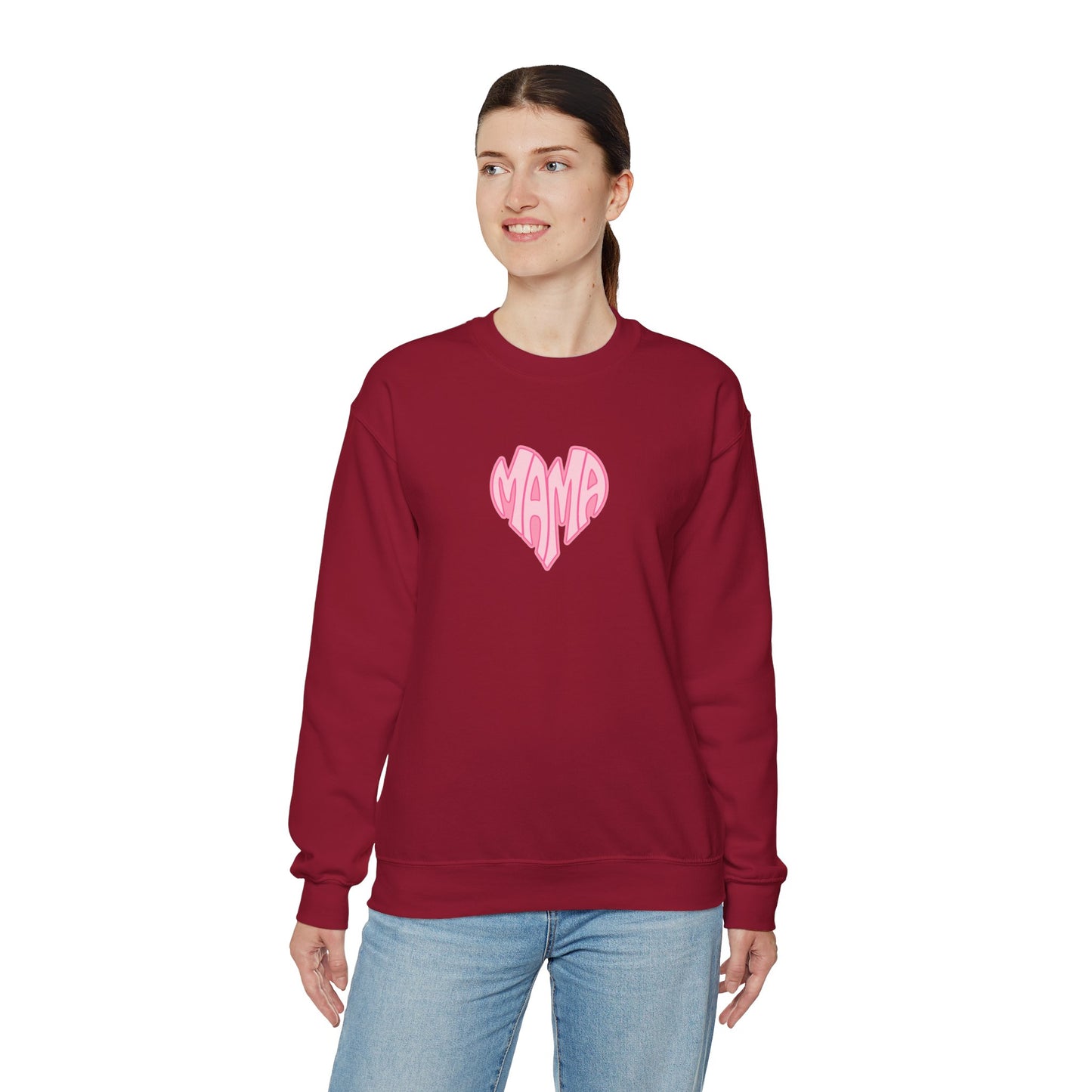 Mama Heart Unisex Crewneck