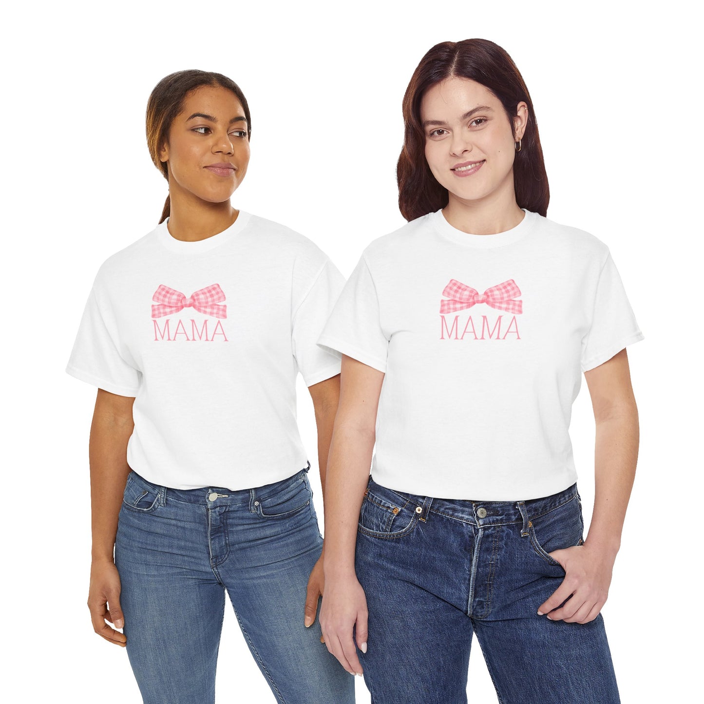 Mama Pink Bow Unisex Tee