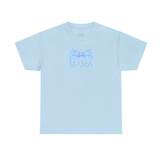 Mama Blue Bow Unisex Tee