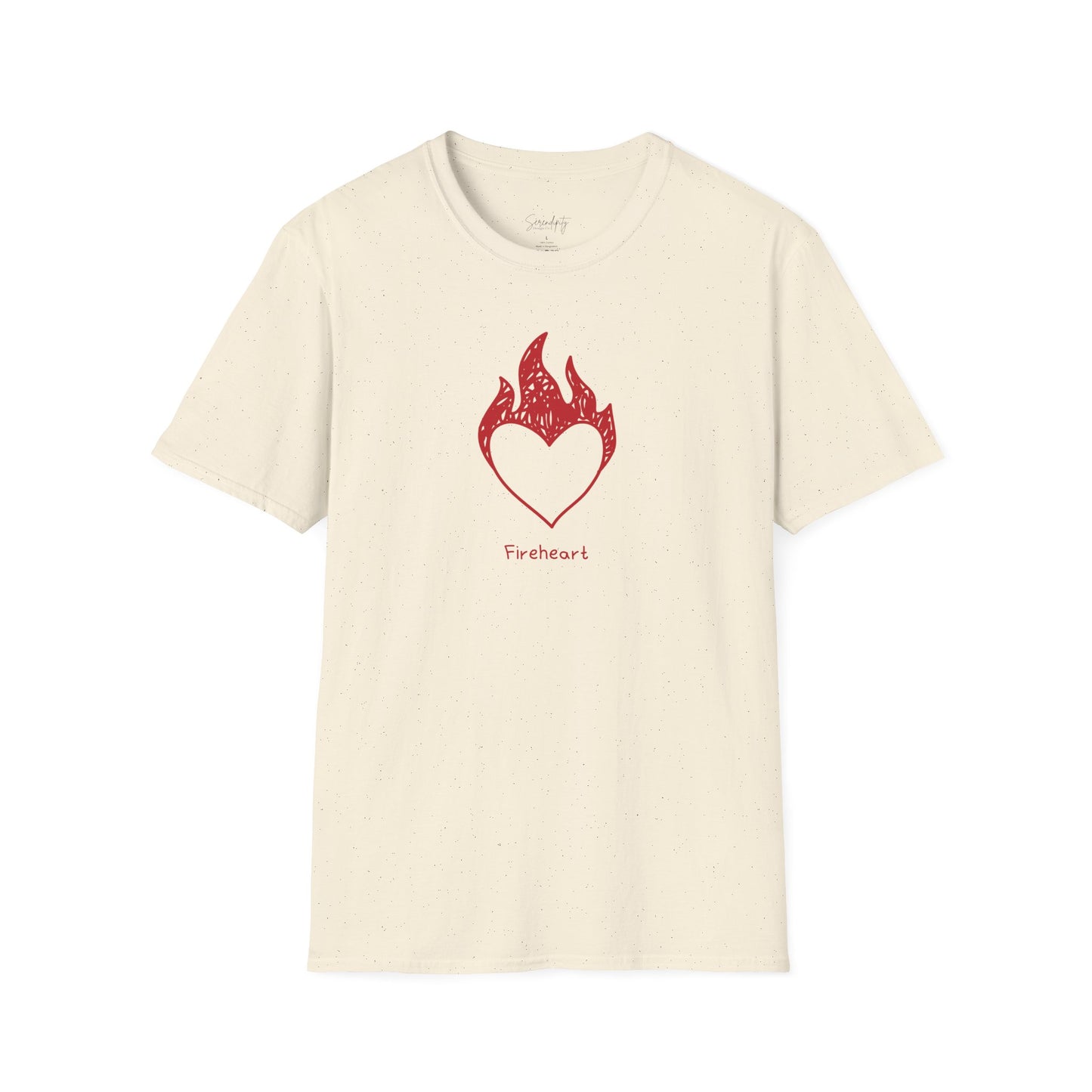 Fireheart Hand-drawn Soft Style Tee
