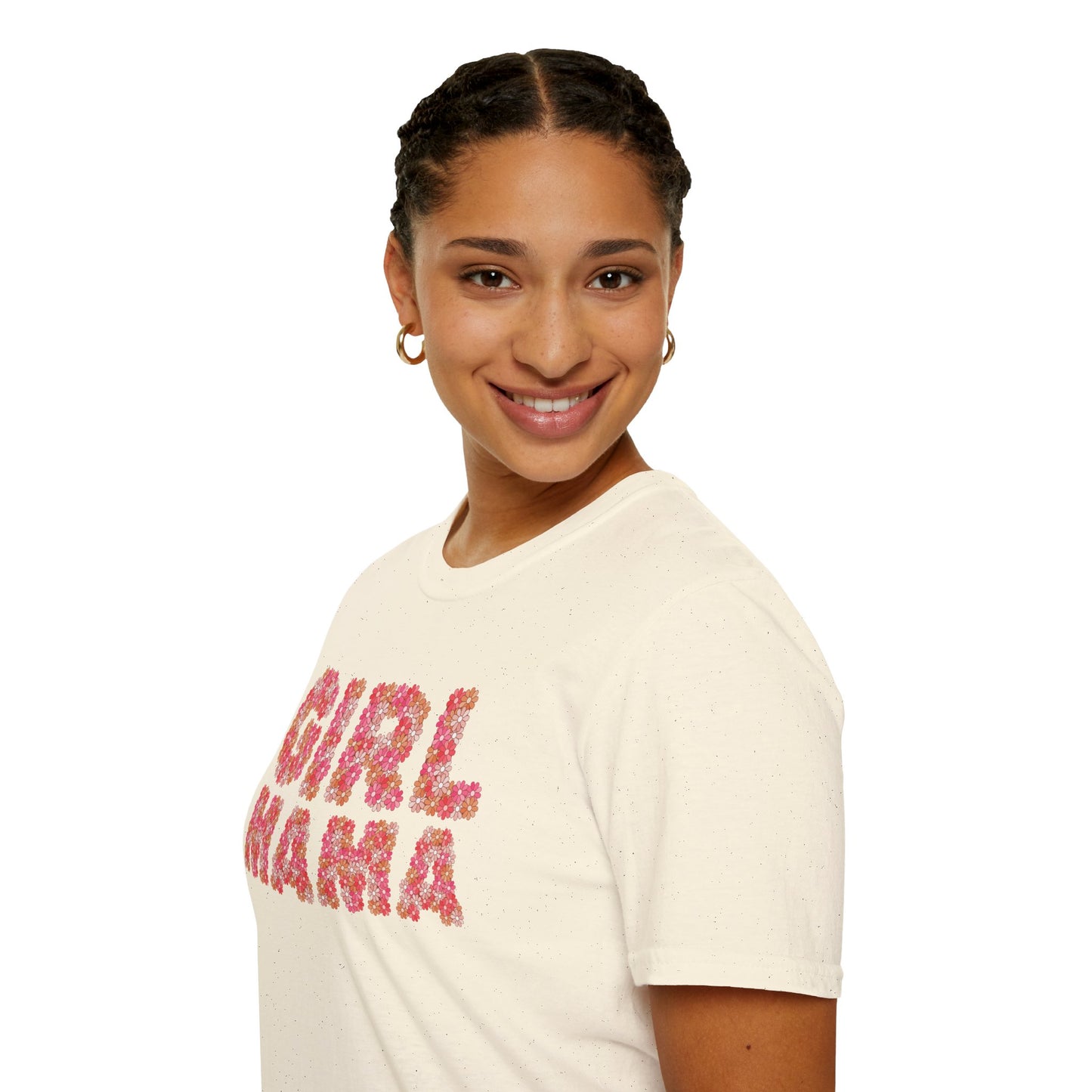 Girl Mama Retro Floral Soft Style Tee