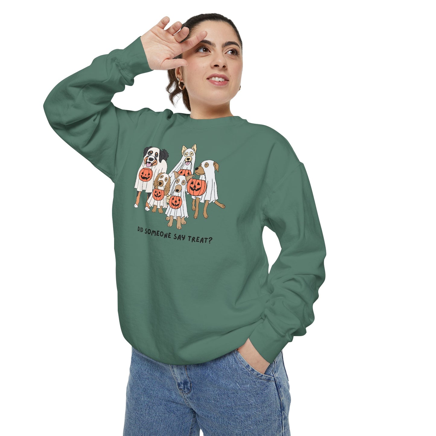 Did Someone Say Treat? Comfort Colors Sweatshirt