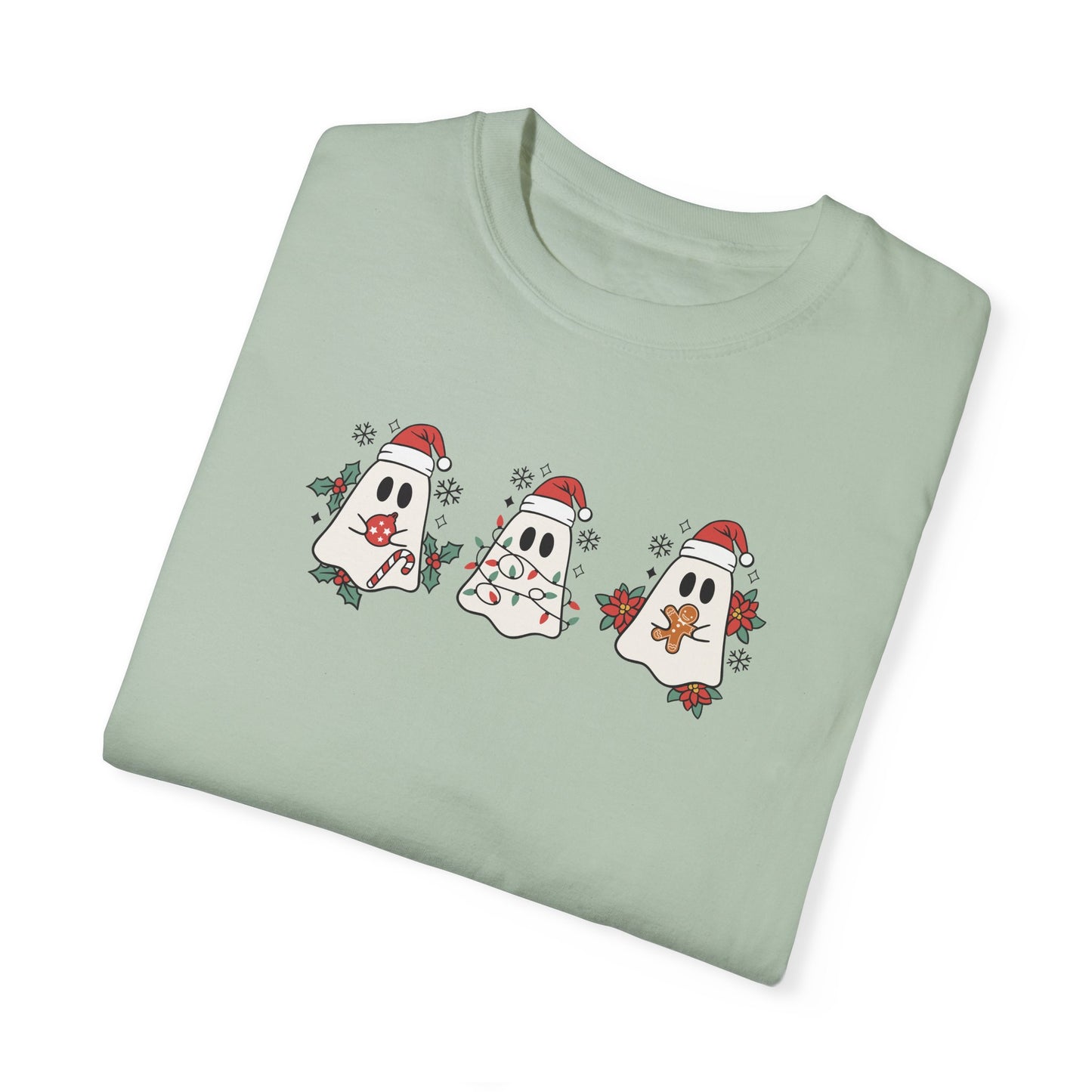 Christmas Ghosties Comfort Colors Tee