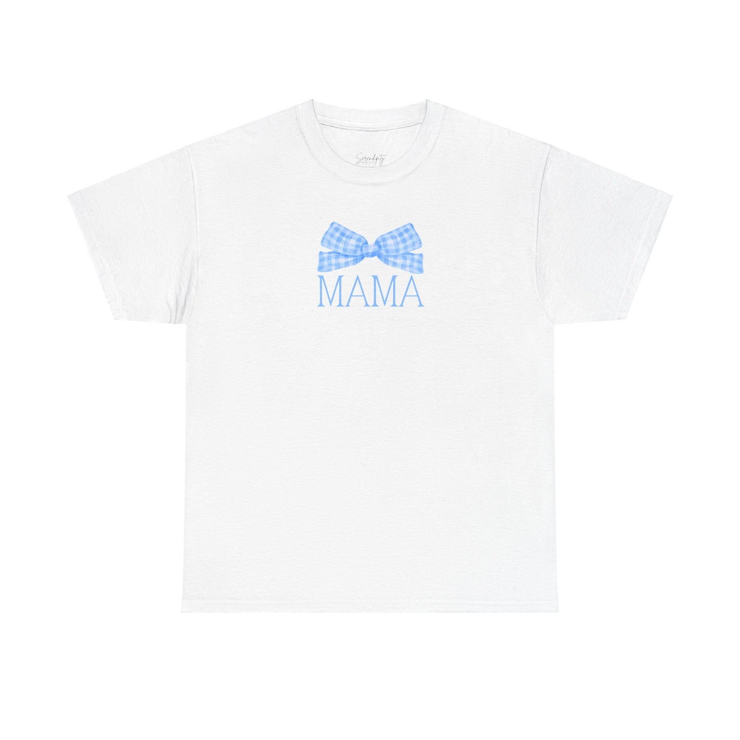 Mama Blue Bow Unisex Tee