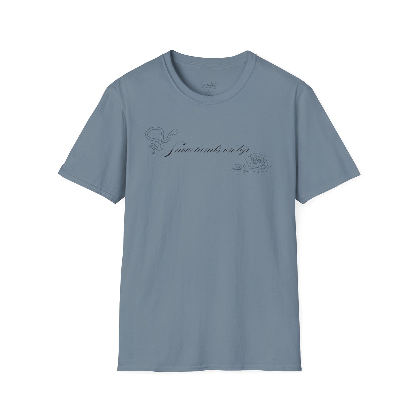 Snow Lands On Top Soft Style Tee