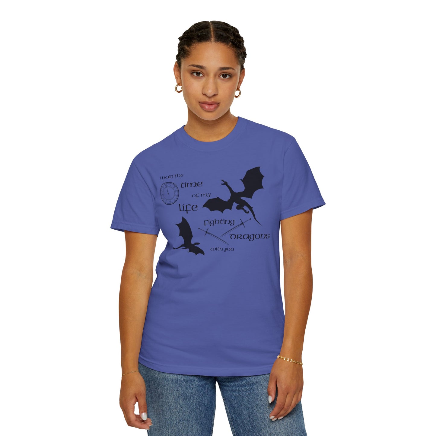 Fighting Dragons With You Comfort Colors Tee
