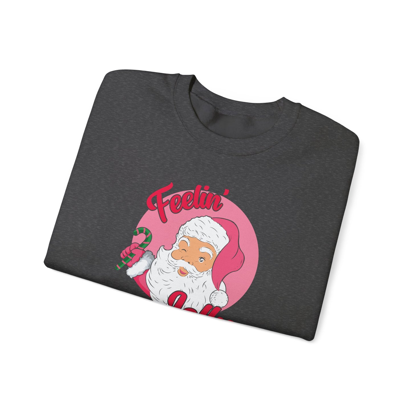 Feelin' Jolly Santa Crewneck Sweatshirt