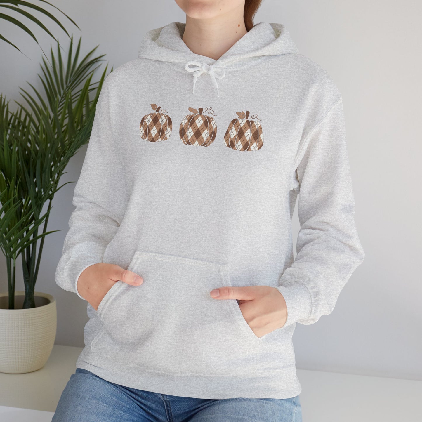 Plaid Pumpkins Unisex Hoodie