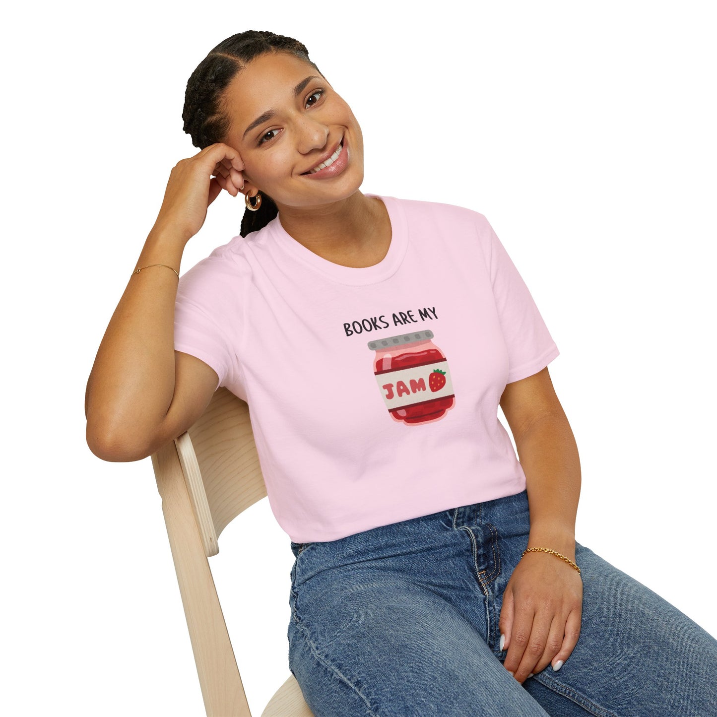 Books Are My Jam Soft Style Tee