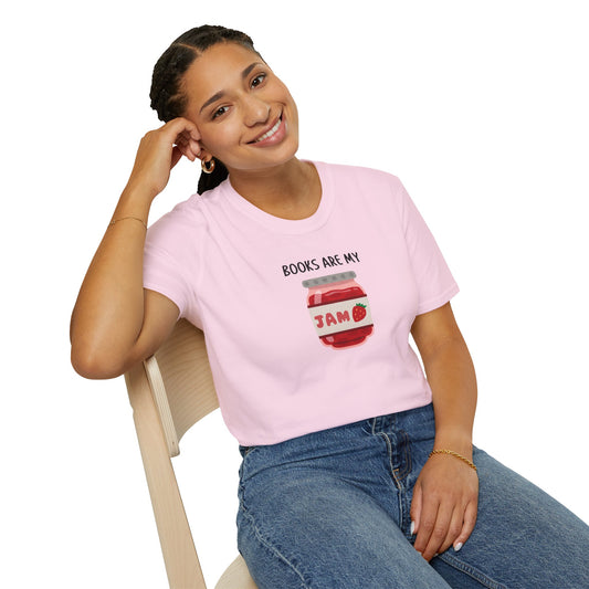 Books Are My Jam Soft Style Tee