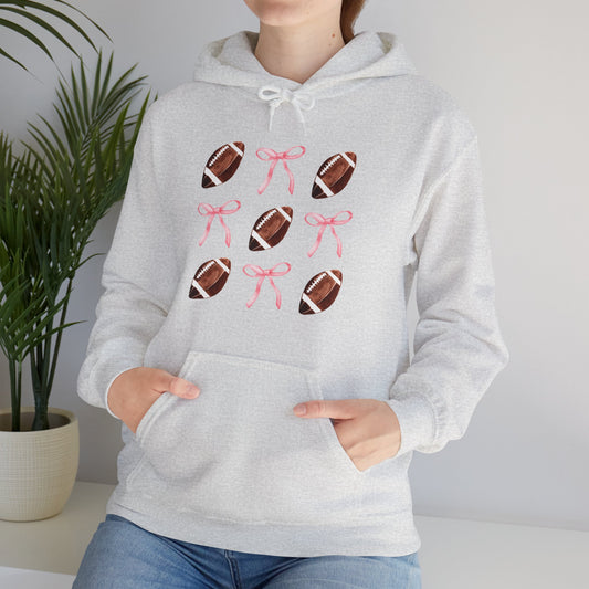 Football Bows Unisex Hoodie