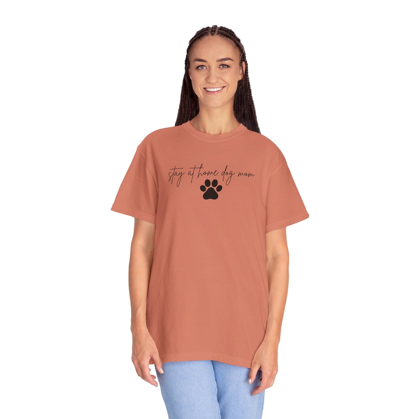 Stay at Home Dog Mom Comfort Colors Tee