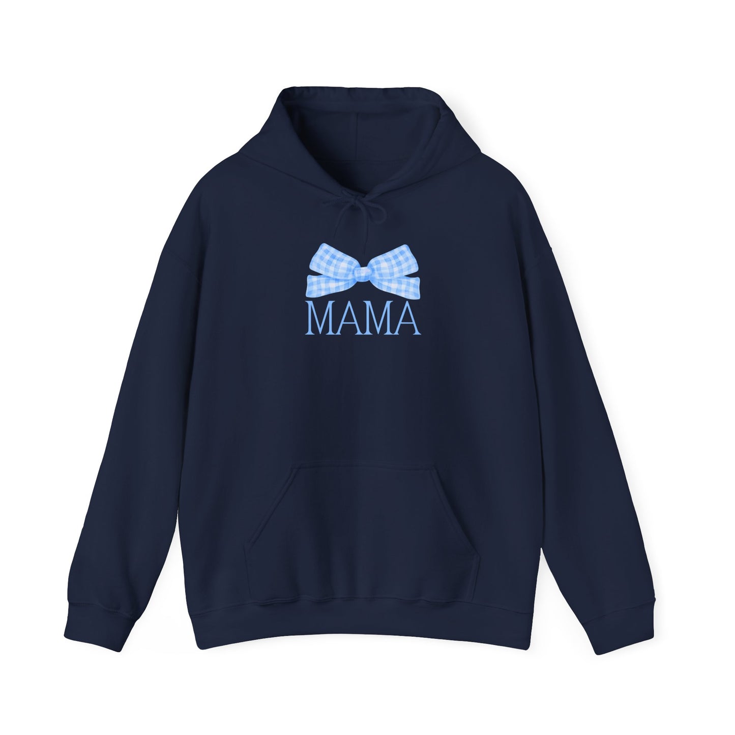 Mama Bow Blue Unisex Hoodie