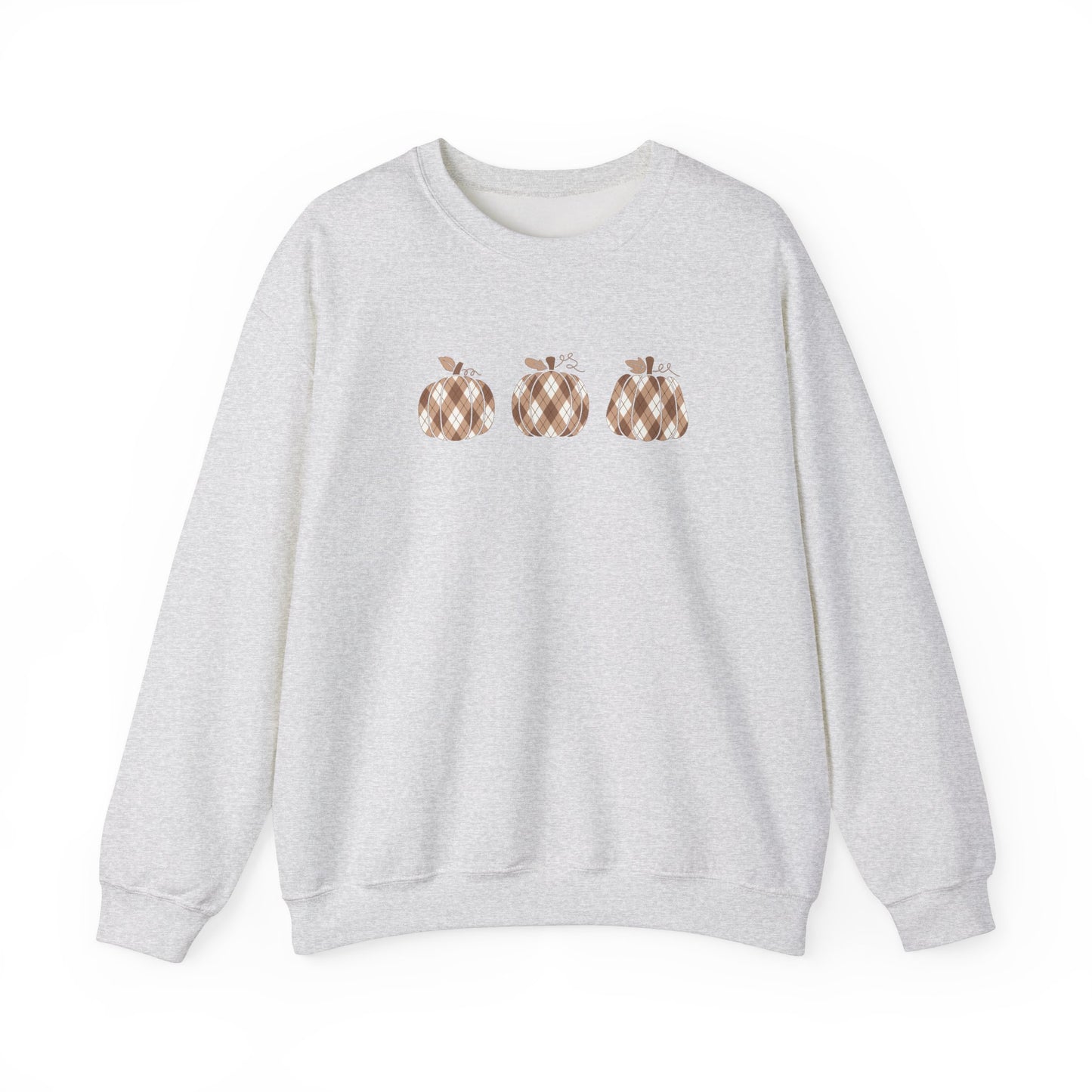 Plaid Pumpkins Unisex Crewneck