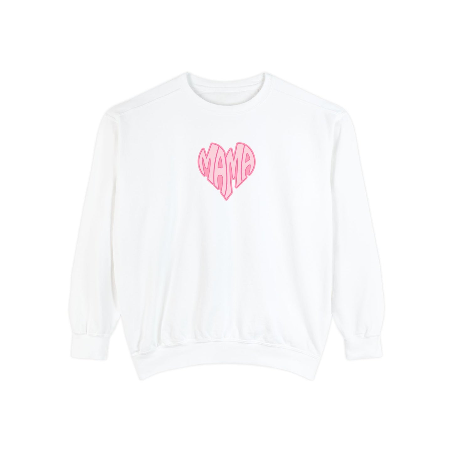 Mama Heart Comfort Colors Sweatshirt