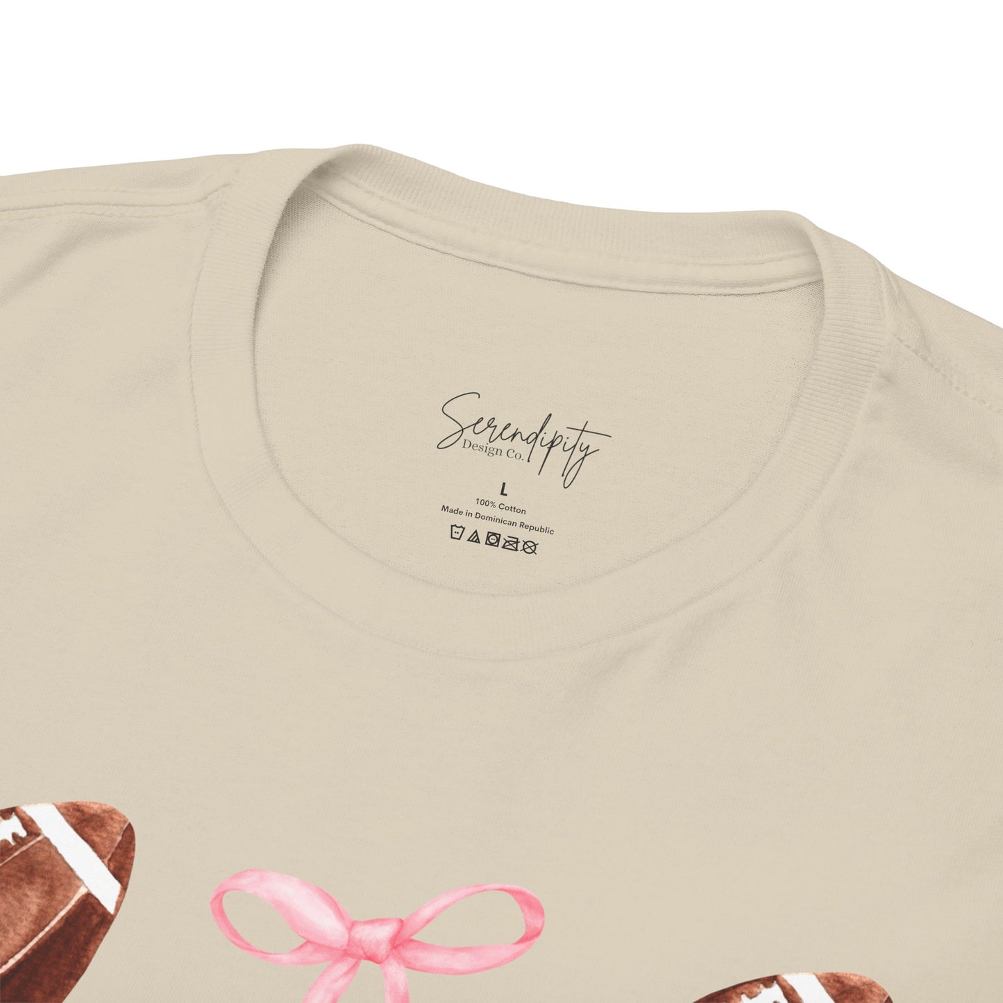 Football Bows Unisex Tee