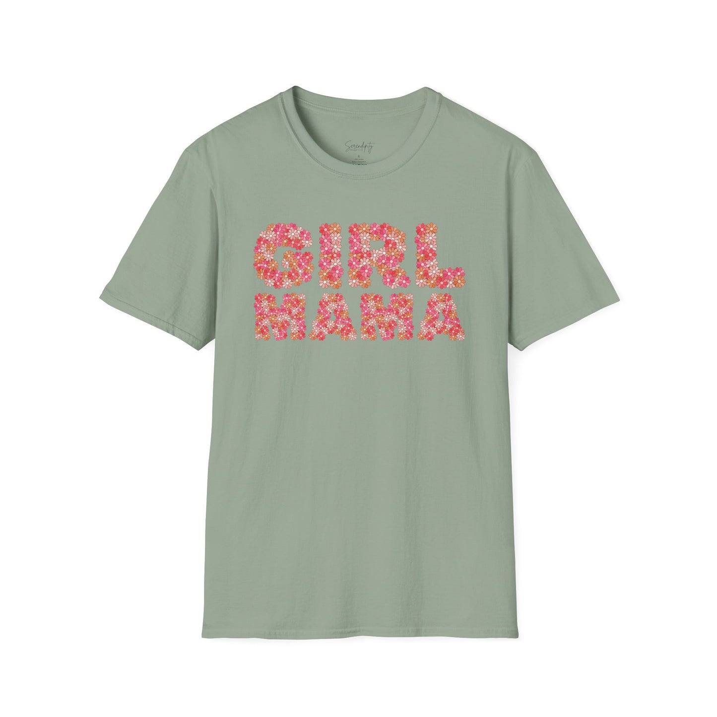Girl Mama Retro Floral Soft Style Tee