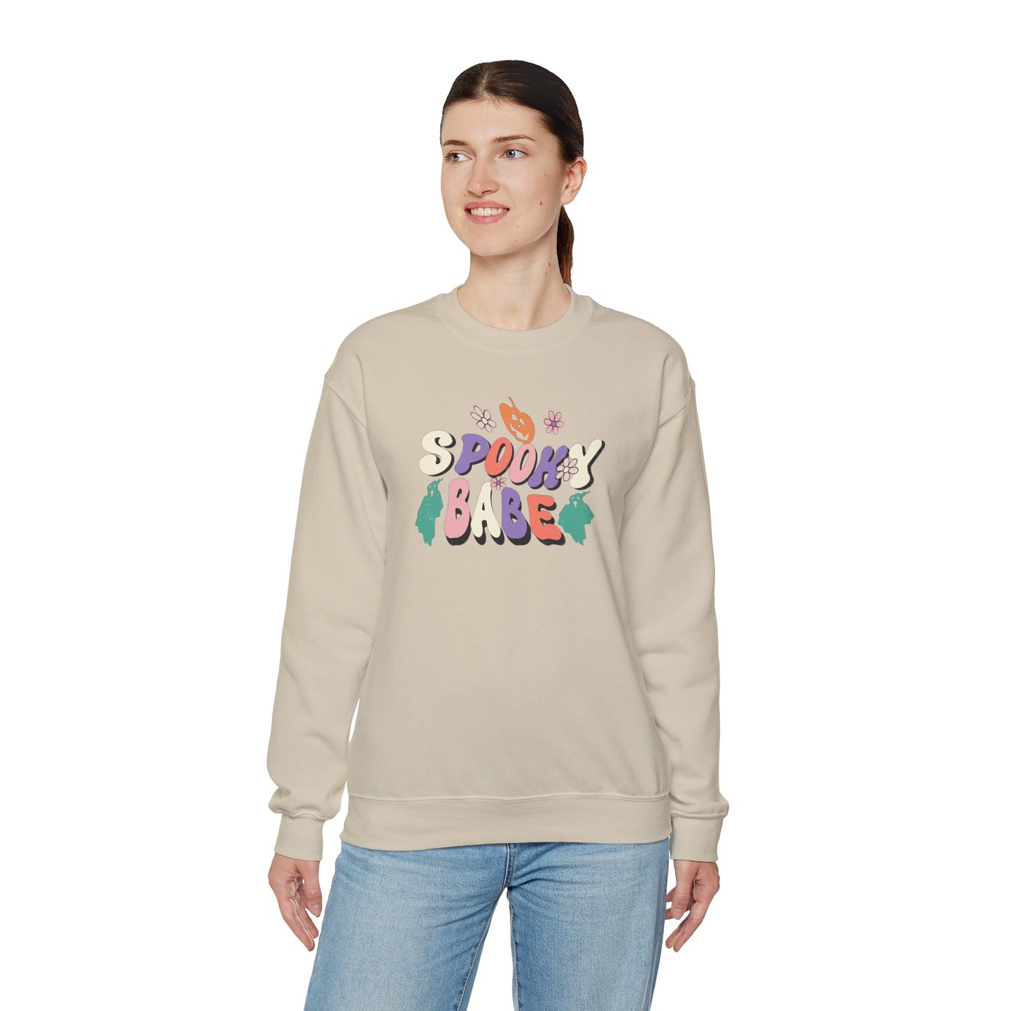 Spooky Babe Girly Unisex Crewneck