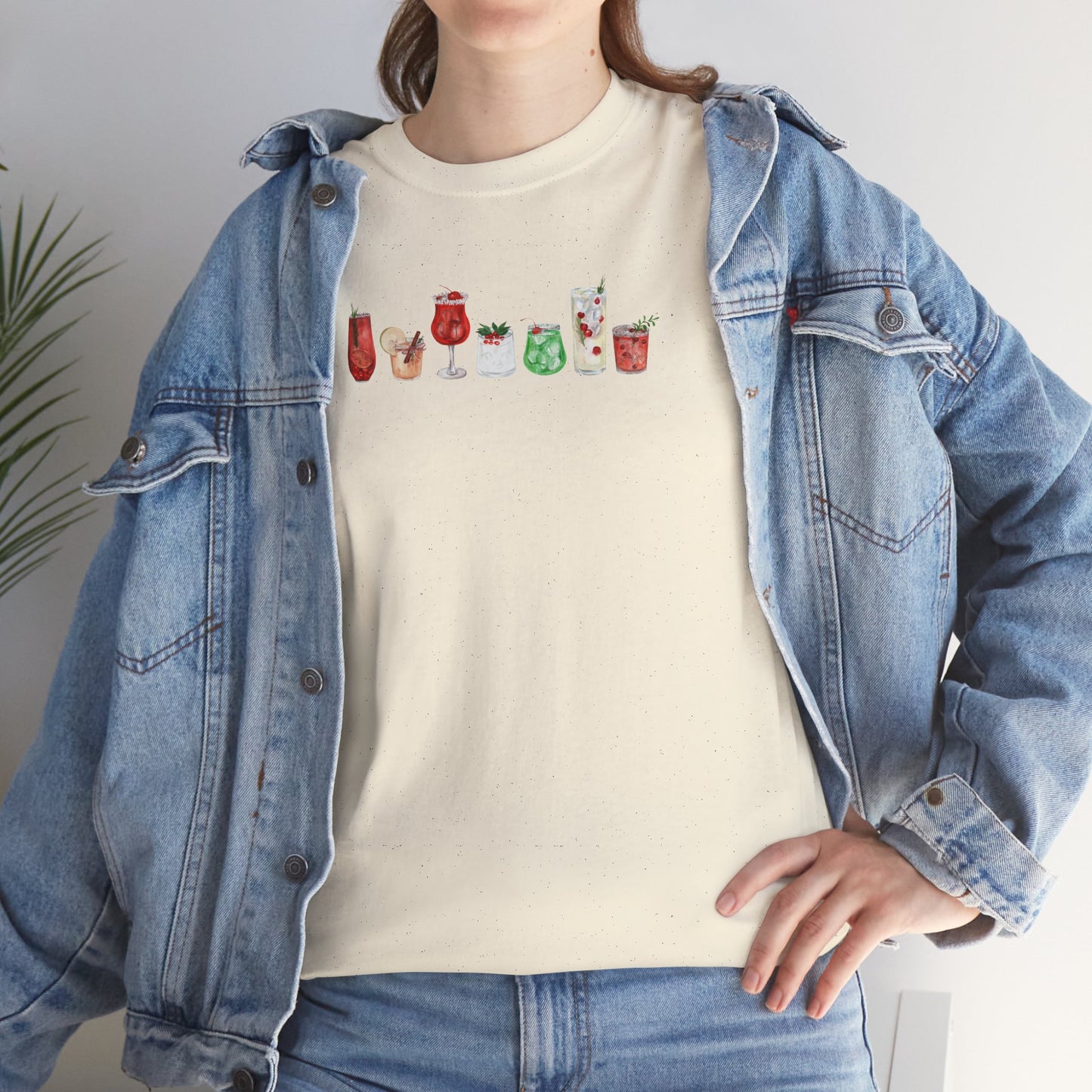 Christmas Cocktails Unisex Tee