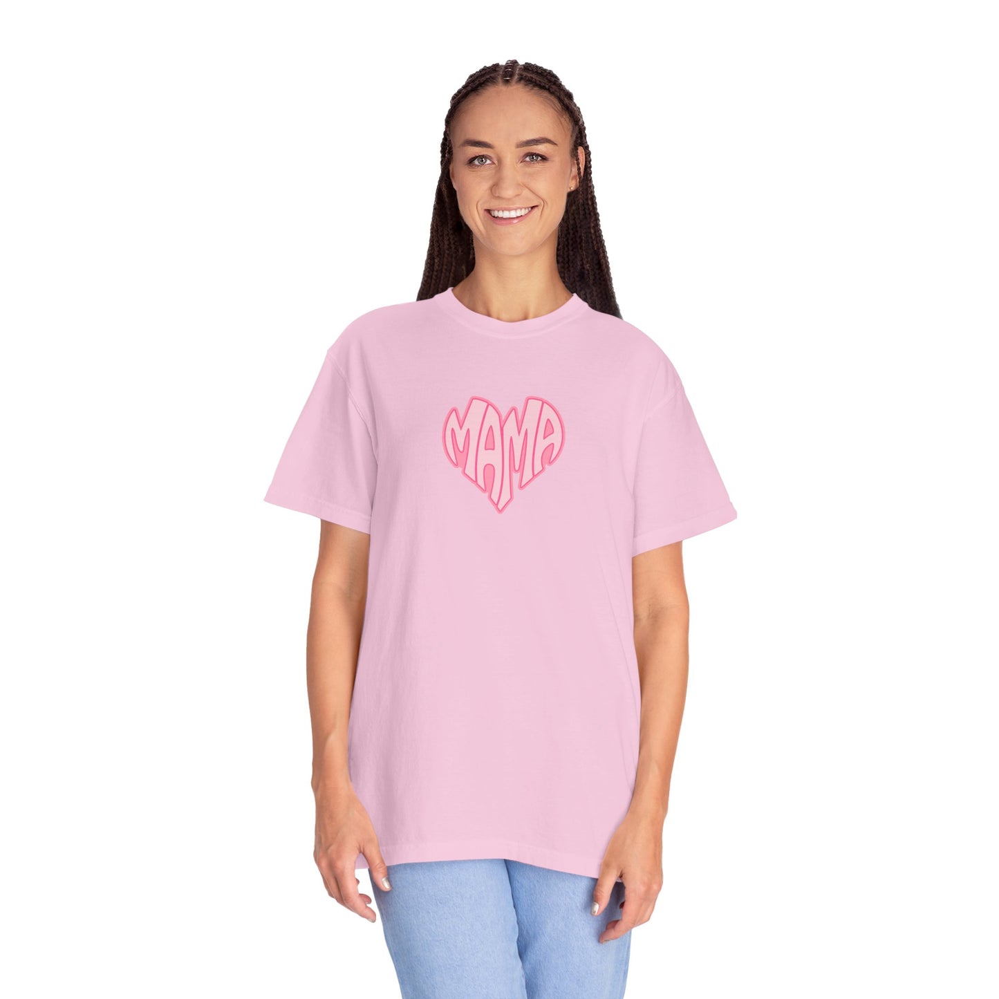 Mama Heart Comfort Colors Tee