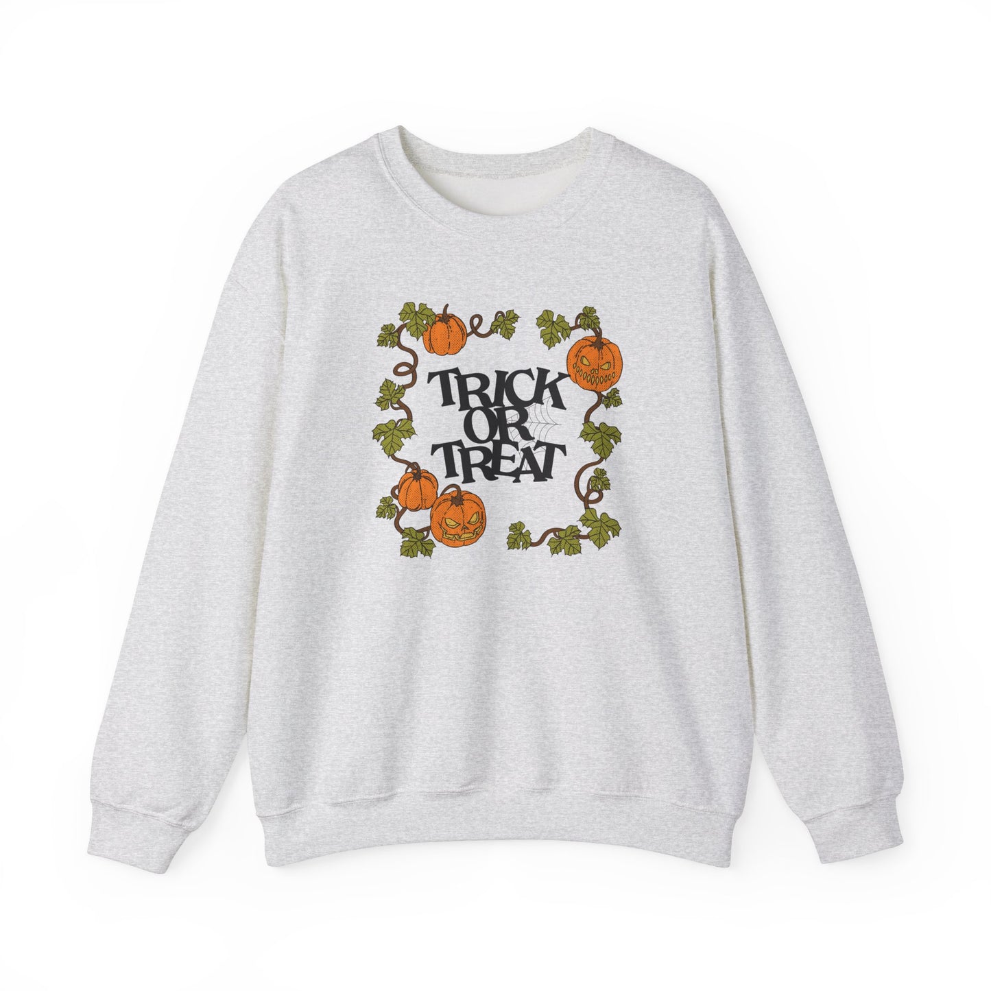 Vintage Pumpkins Trick or Treat Unisex Crewneck