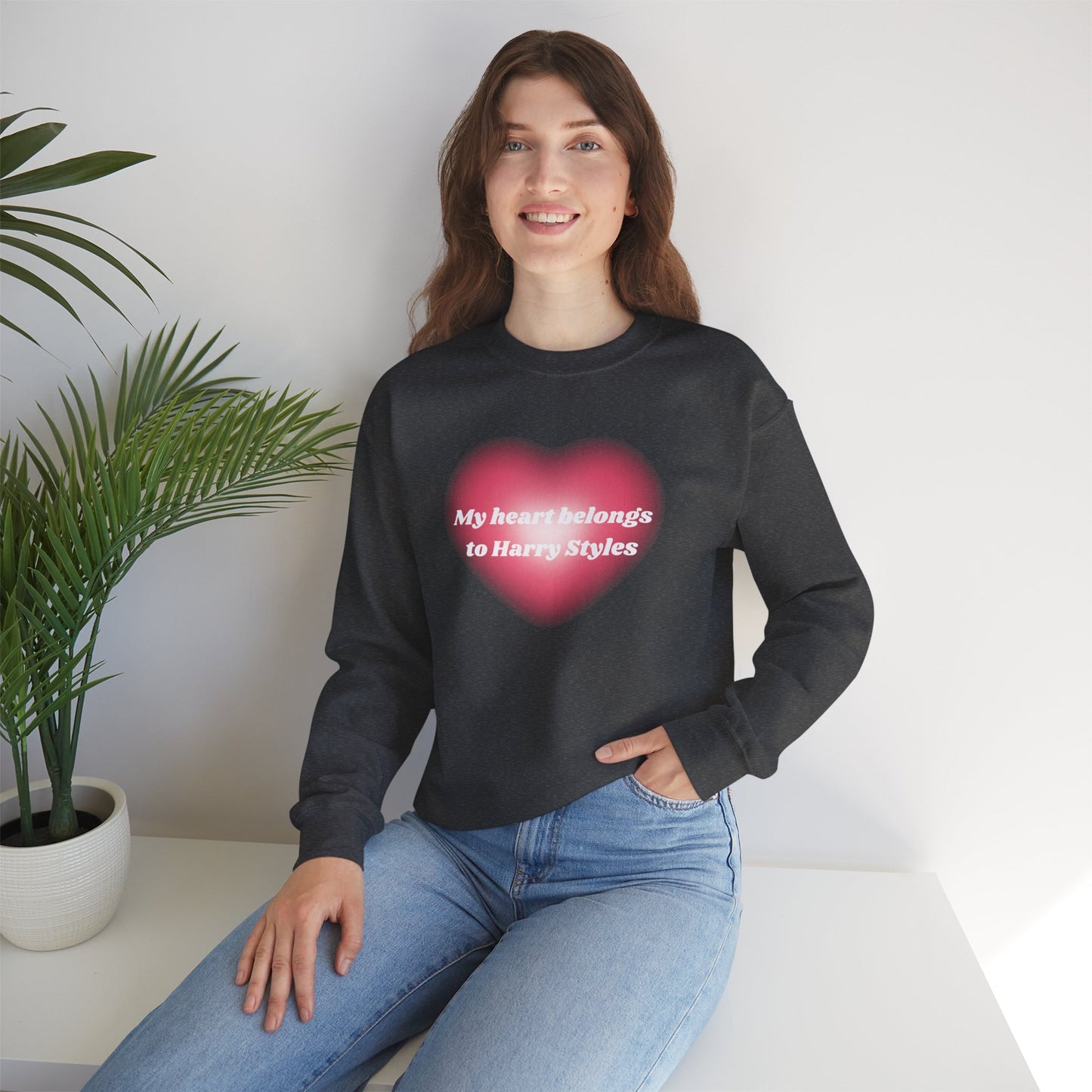 My Heart Belongs to Harry Styles Unisex Crewneck