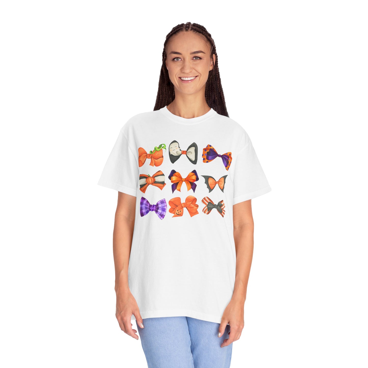 Halloween Bows Comfort Colors Tee