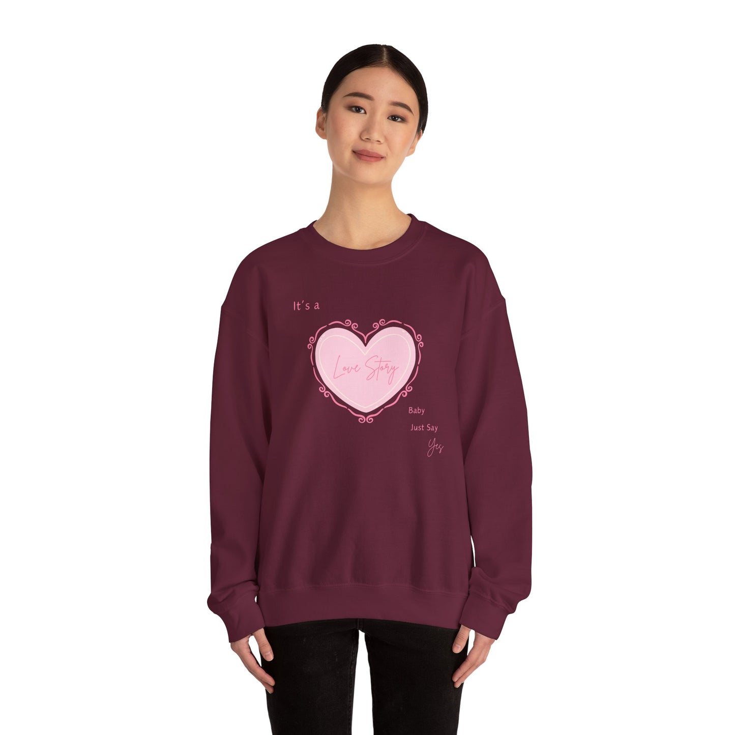Love Story Coquette Crewneck Sweatshirt