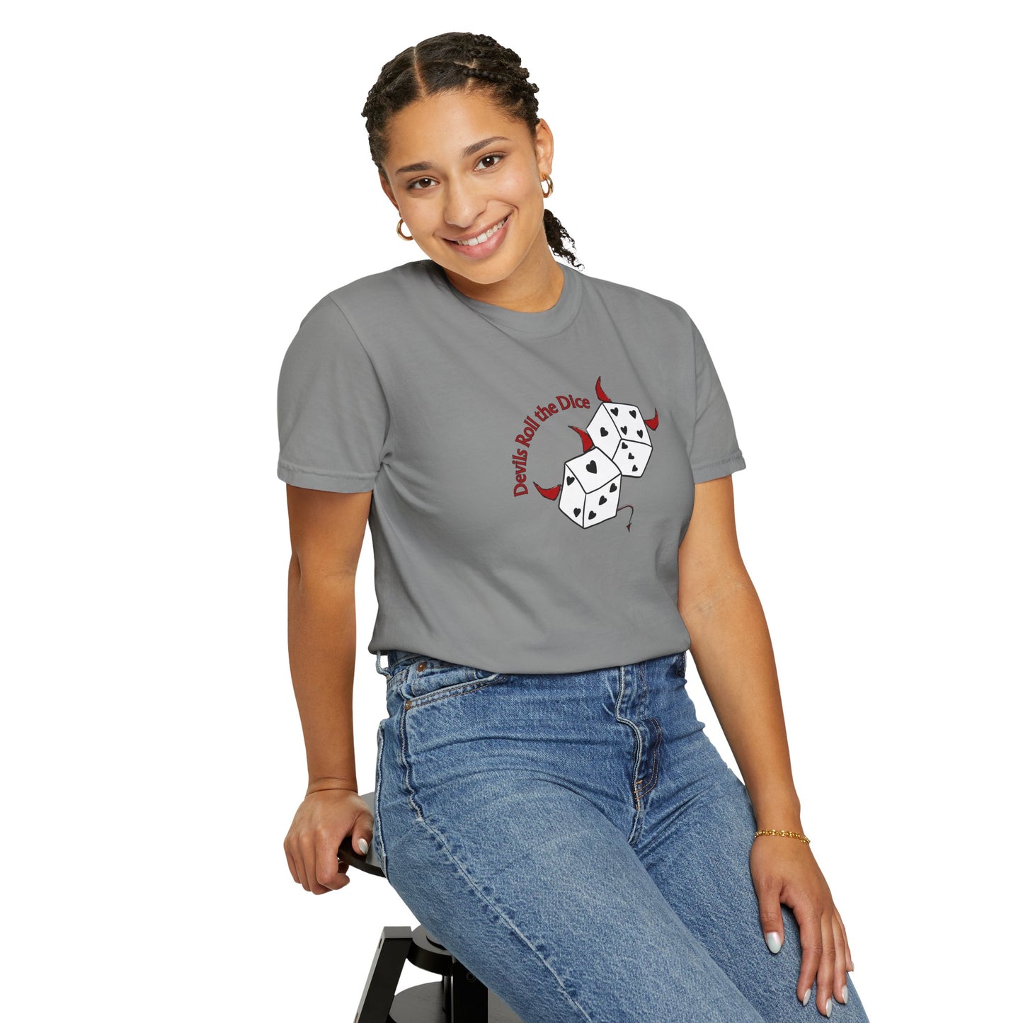 Devils Roll The Dice Comfort Colors Tee